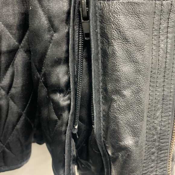 ✨Host Pick✨American Outerwear black leather jacket sz 3XLT - Picture 7 of 11